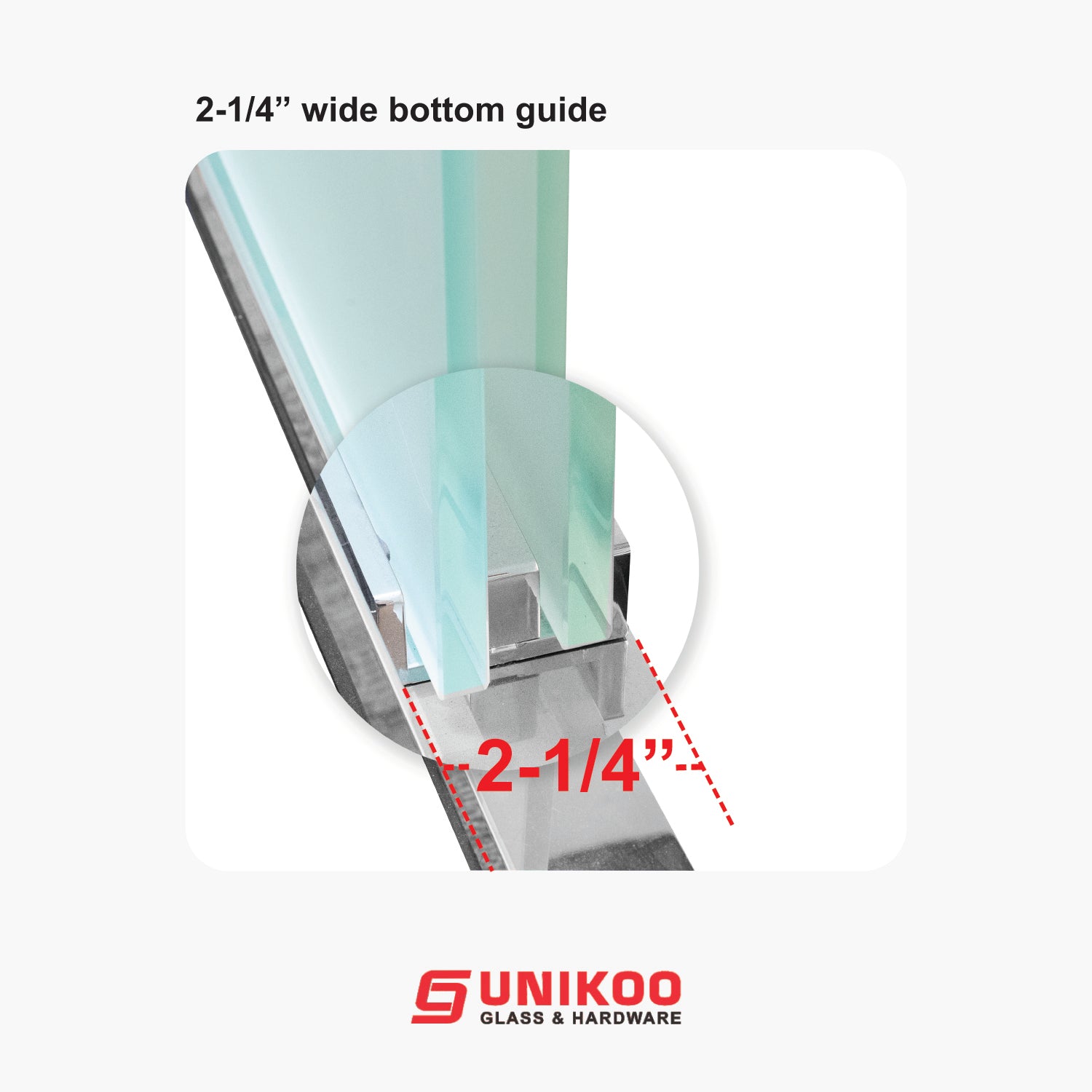 UKD08 - 45-48 in. W x 76 in. H Double Sliding Semi-Frameless Bathtub Door with EnduroShield Clear Glass -wholesale