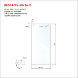 UKS04/05 60' X 76'-B FIXEDED PANEL WITH ENDURO SHIELD COATING ON BOTH SIDES