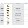 UKS04 50' - 55' SLIDING DOOR HARDWARE KIT