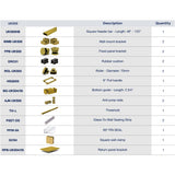UKS05 50' - 55' SLIDING DOOR HARDWARE KIT
