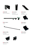 UKS13 60" X 66" SLIDING DOOR HARDWARE KIT