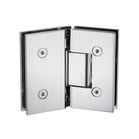 HINGE VAN SERIES - HEAVY DUTY SQUARE GLASS TO GLASS 135 DEGREE