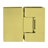 HINGE VAN SERIES - HEAVY DUTY SQUARE GLASS TO GLASS 180 DEGREE - (VIE180)