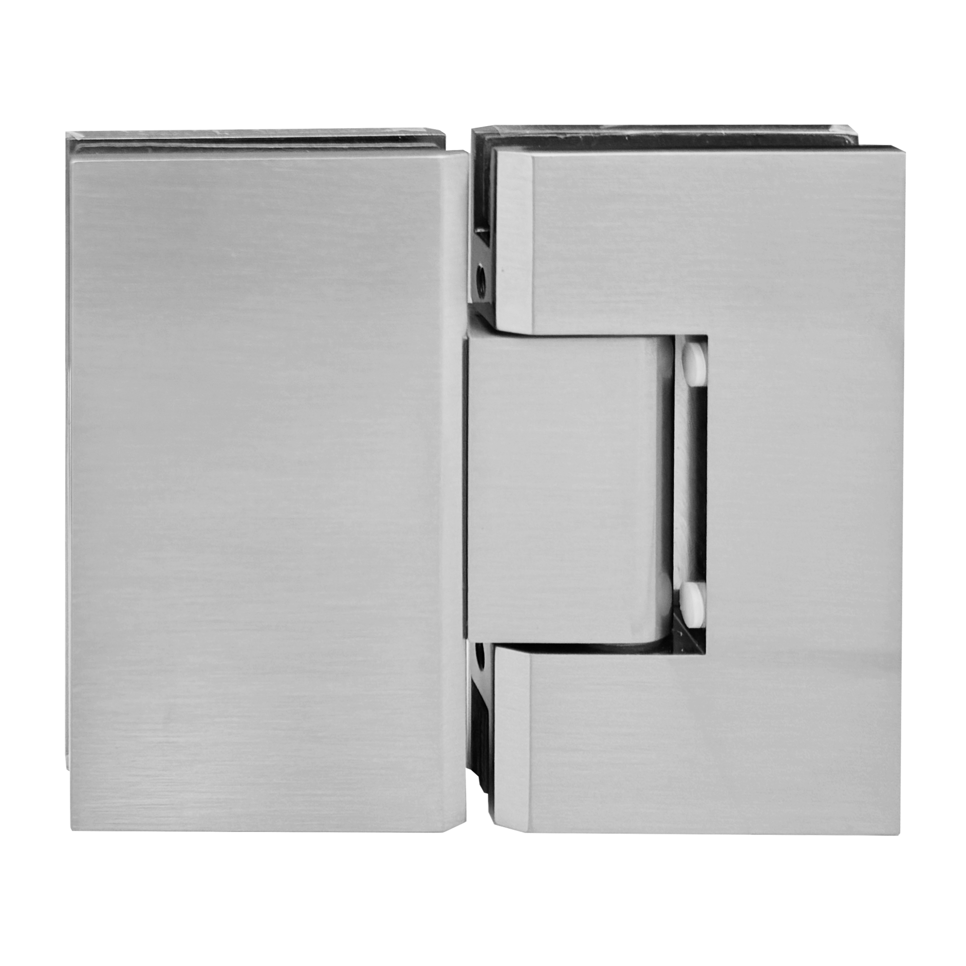 HINGE VAN SERIES - HEAVY DUTY SQUARE GLASS TO GLASS 180 DEGREE - (VIE180)