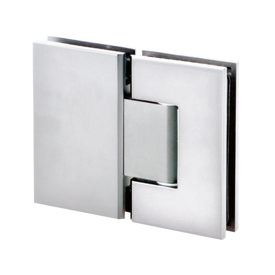 HINGE VAN SERIES - HEAVY DUTY SQUARE GLASS TO GLASS 180 DEGREE - (VIE180)
