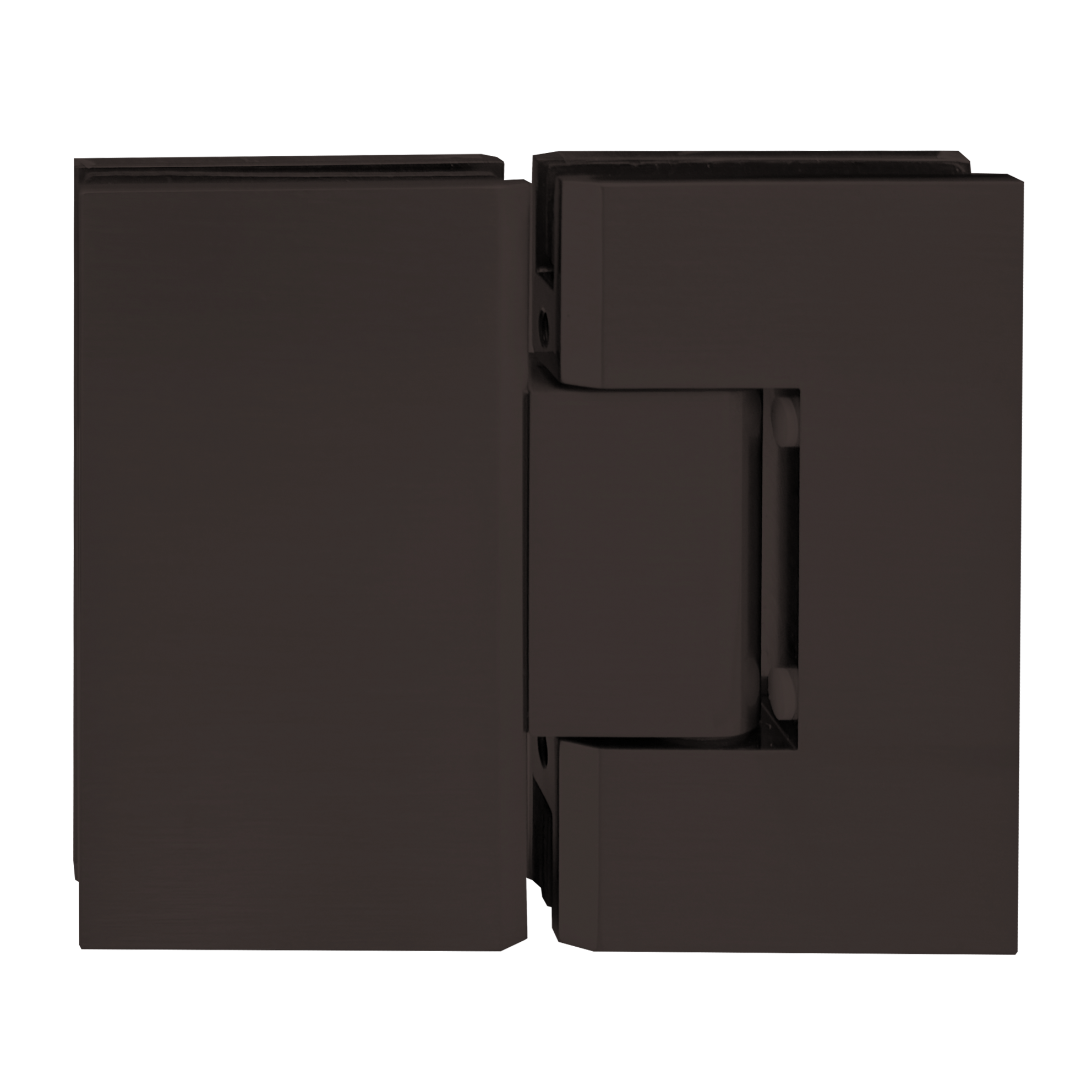 HINGE VAN SERIES - HEAVY DUTY SQUARE GLASS TO GLASS 180 DEGREE - (VIE180)