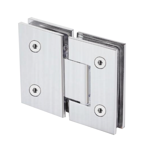 HINGE VAN SERIES - HEAVY DUTY SQUARE 5 DEGREEA DJUSTABLE 180 DEGREE GLASS TO GLASS