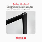 UKD06 Double Sliding Door Framed Shower Door with Enduro Shield