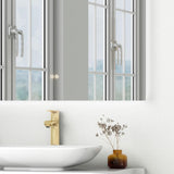 LED Backlit Bathroom Vanity Mirror with Dual Lighting, Anti-Fog, 3-Color Dimmable CRI90+, Memory Function, and Shatter-Proof Glass