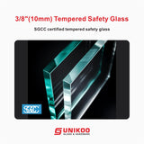 UKD06 Double Sliding Door Framed Shower Door with Enduro Shield