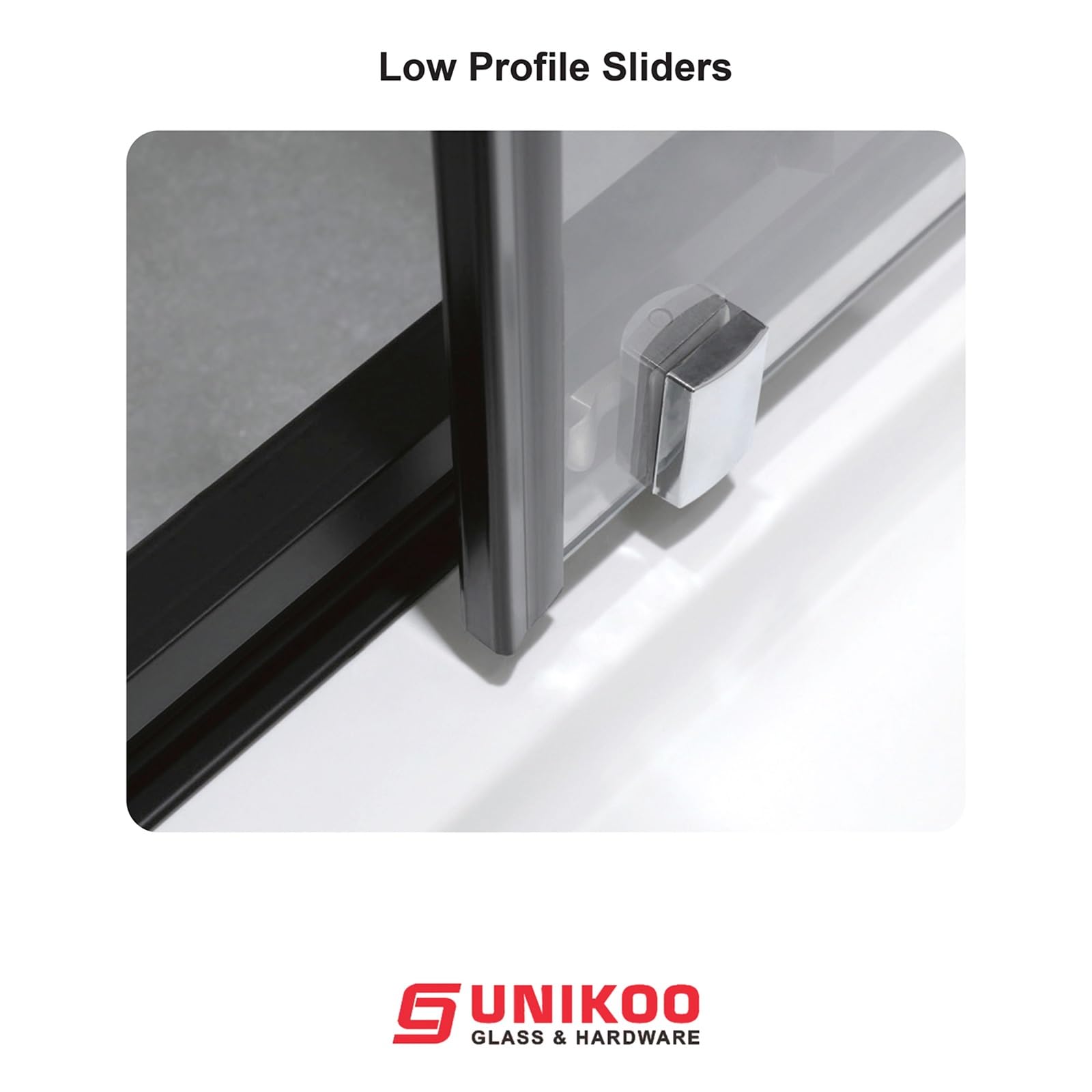 Puerta de ducha corredera simple con marco UK003