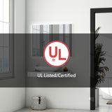 LED Backlit Bathroom Vanity Mirror with Dual Lighting, Anti-Fog, 3-Color Dimmable CRI90+, Memory Function, and Shatter-Proof Glass