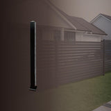 UNIKOO 1 panel de valla de privacidad de aluminio para protección contra el viento