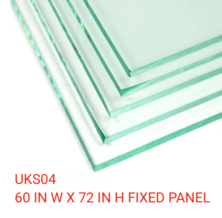 UKS04 60' X 72' FIXEDED PANEL WITH ENDURO SHIELD COATING ON BOTH SIDES